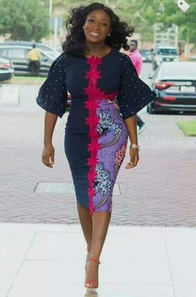 30 Ways to Combine Ankara with Plain Black Colour Fabric