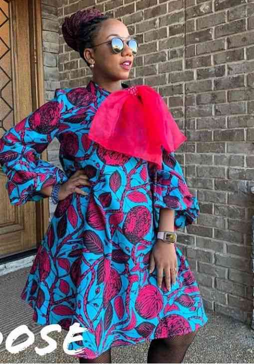 Latest Ankara maternity dresses