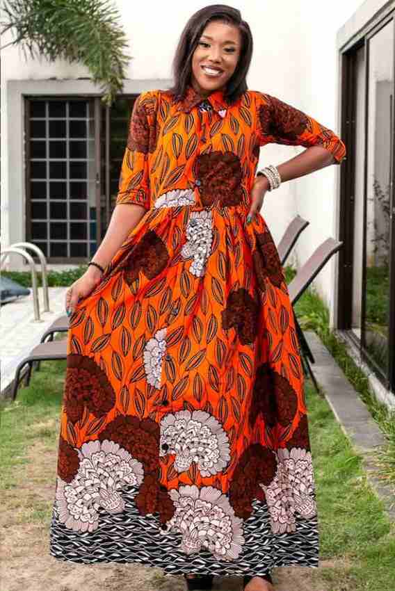 Latest Ankara maternity dresses