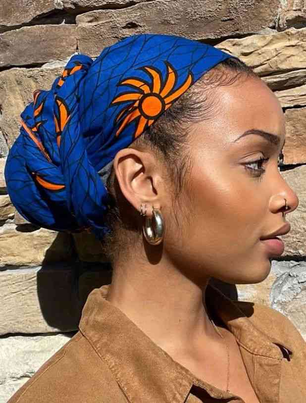 Beautiful African Head Wrap Styles/Ankara Head Wrap