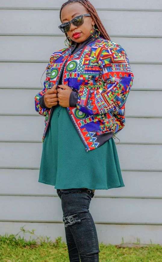 Latest Ankara bomber jacket styles 