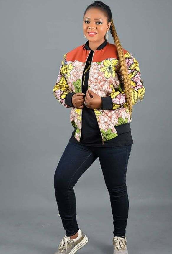 Latest Ankara bomber jacket styles 