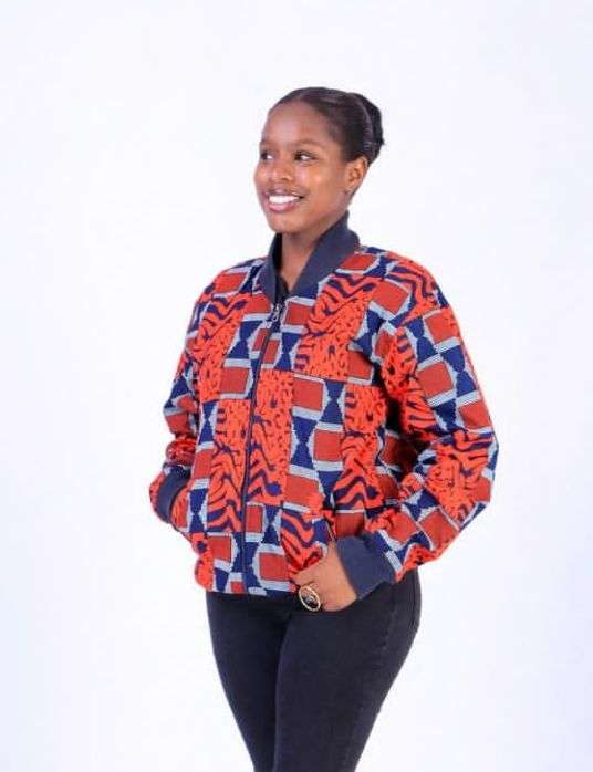 Latest Ankara bomber jacket styles 