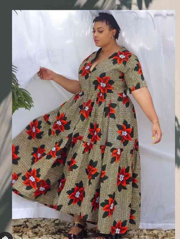 Latest African Plus Size Dresses for Ladies 