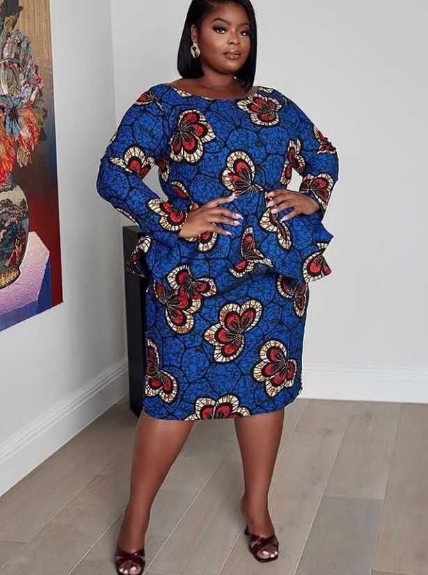 Latest African Plus Size Dresses for Ladies 