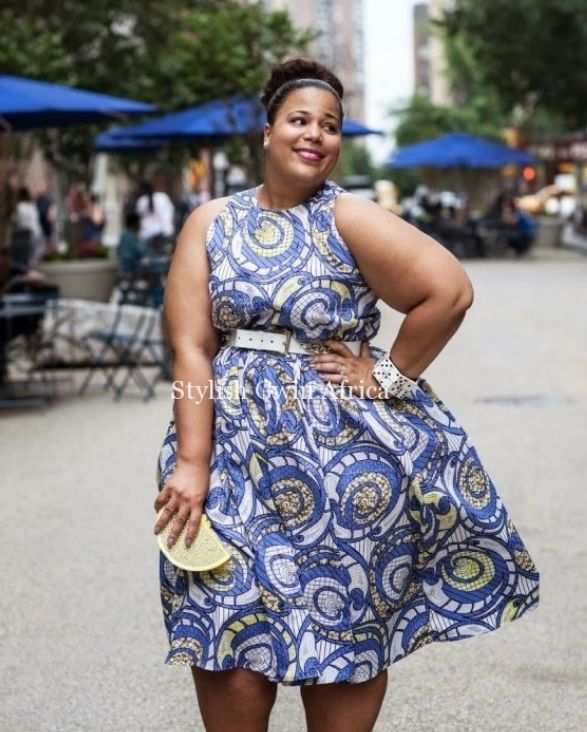 Latest African Plus Size Dresses for Ladies 