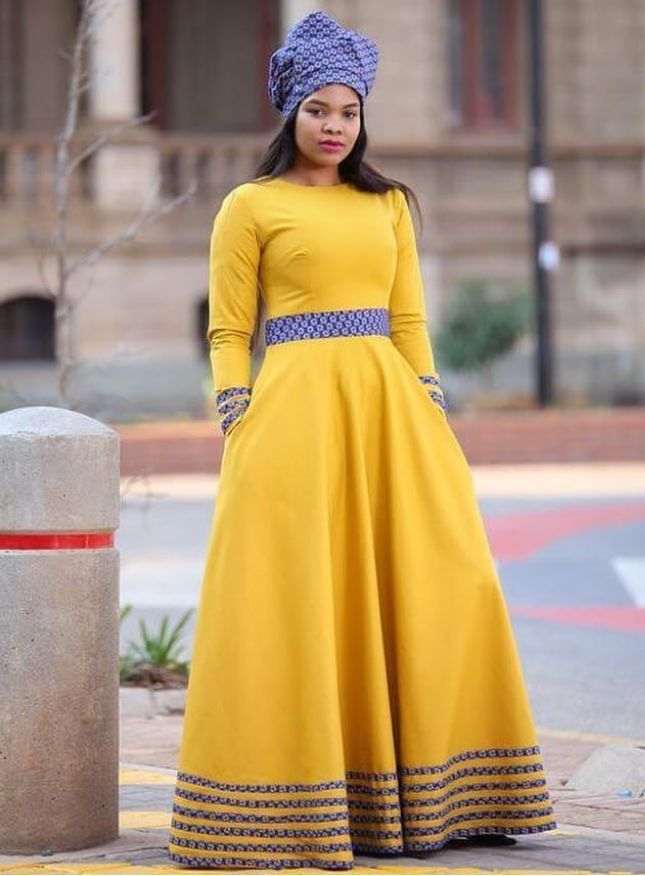 Latest Seshoeshoe Dresses for Ladies 