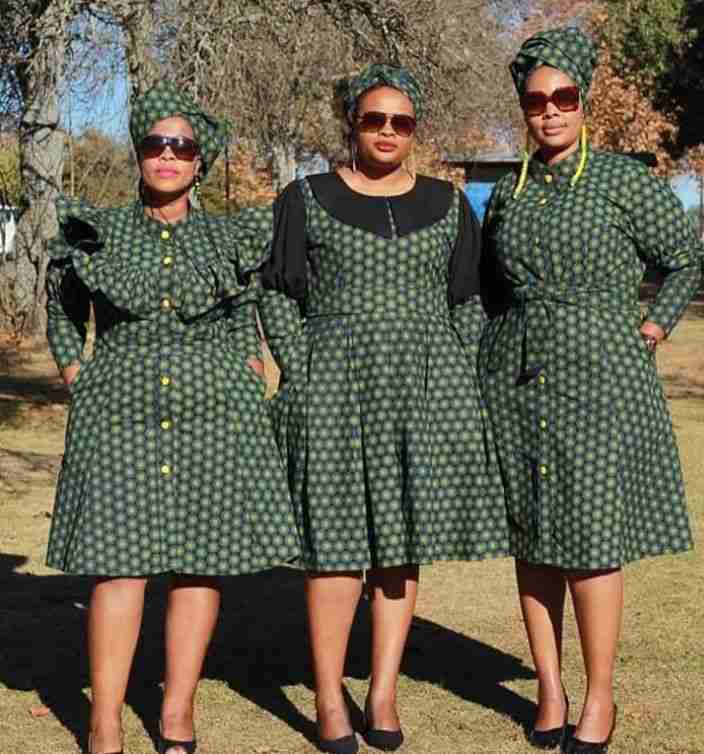 Latest Seshoeshoe Dresses for Ladies 