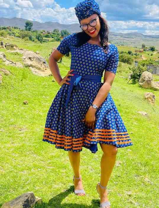 Latest Seshoeshoe Dresses for Ladies 