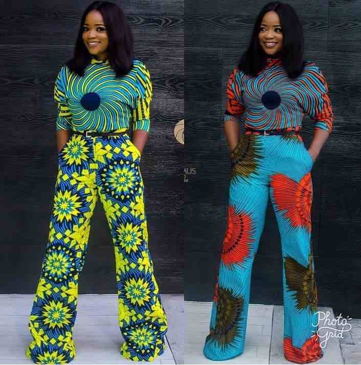 African Trousers and Tops for Ladies