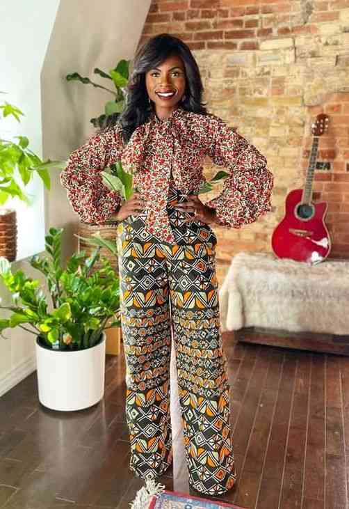 African Trousers and Tops for Ladies