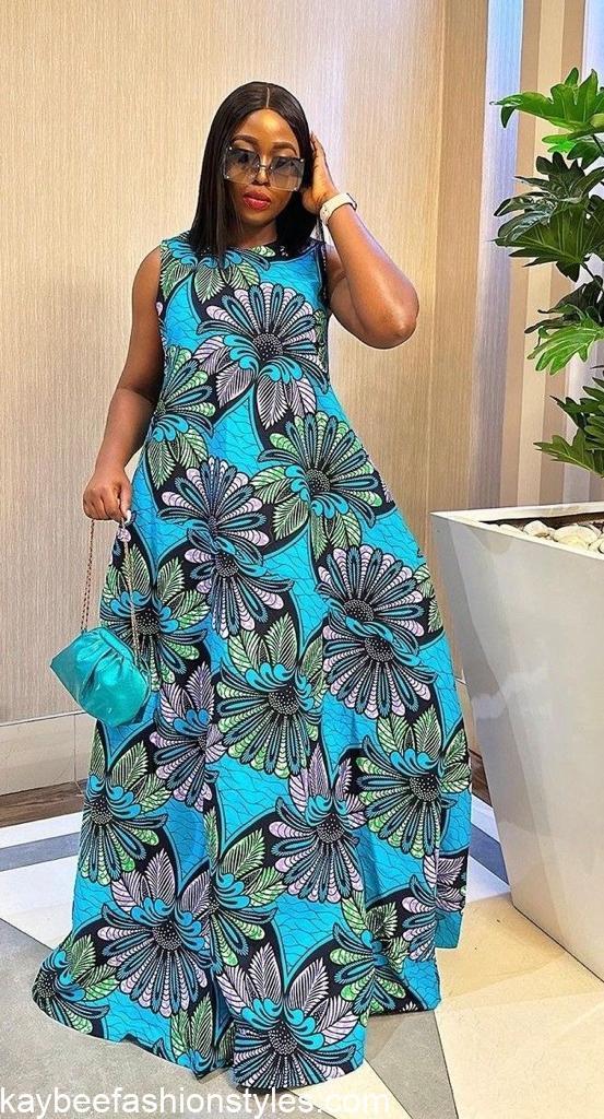 Latest Ankara Free Gown Styles